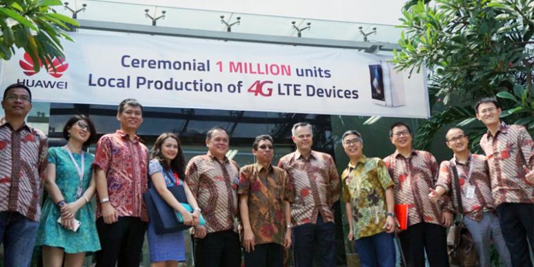 Pabrik Huawei di Sidoarjo Produksi 1 Juta Ponsel 4G Setahun