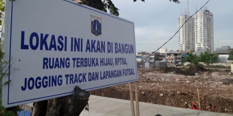 (+video)Pengerjaan Taman Kalijodo Ditargetkan Selesai Akhir 2016