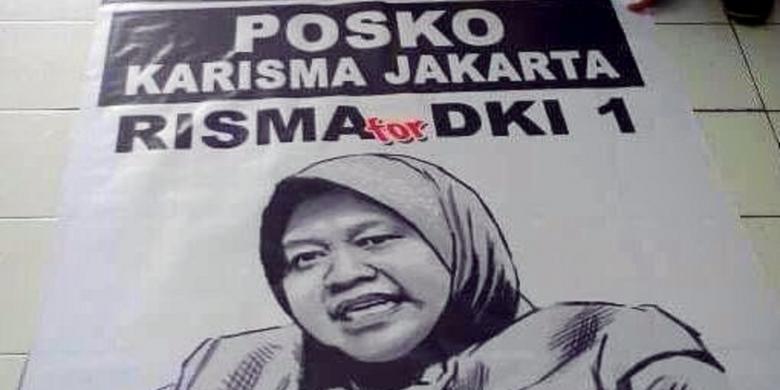 Poster &quot;Risma for DKI 1&quot; Beredar, PDI-P Bantah sebagai Pembuatnya