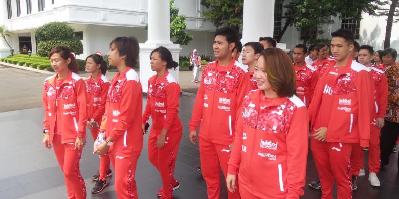 "Feeling" Menang, Jokowi Minta Tim Thomas-Uber Bertanding Habis-habisan