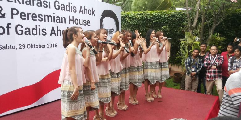 Ada Cherrybelle dalam Deklarasi "Gadis Ahok"