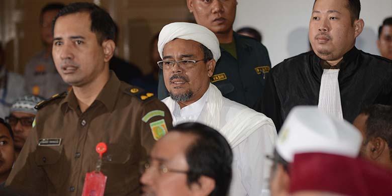 Ketika Hakim Tolak Permintaan Rizieq