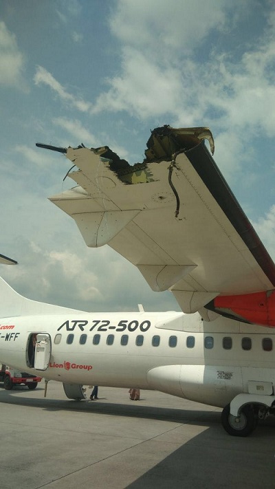 Pesawat Lion Air dan Wings Air Bersenggolan di Bandara Kualanamu