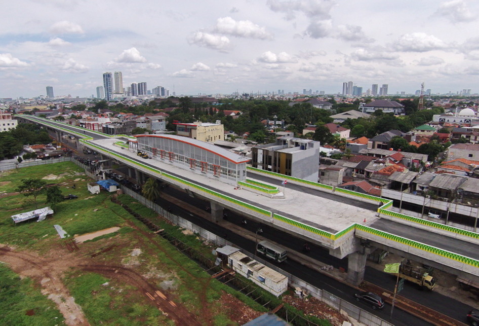 Proyek Jalur Layang Transjakarta Koridor 13 Memasuki Tahap Akhir