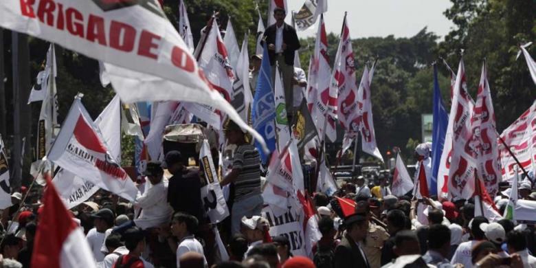 &#91;Makin Bingung&#93; Korlap pendukung Prabowo di MK: Woi, Kita di Sini Bukan Wisata!
