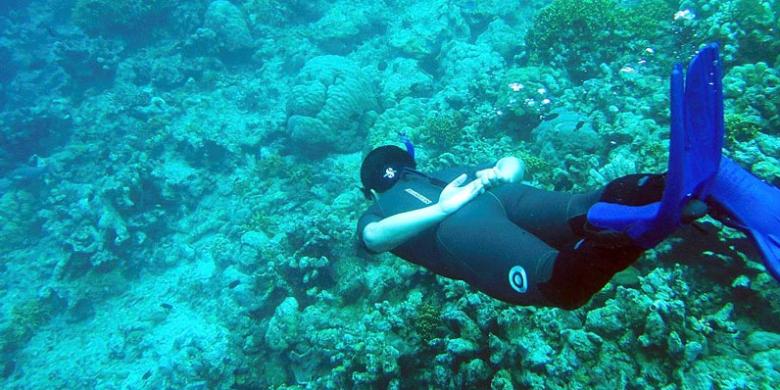 Jangan Pakai SUNBLOCK Kalo Mau Berenang Di Laut , Lah emg Ngapa sih ?