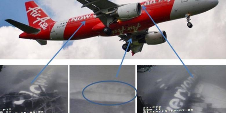 Air Asia QZ8501 Ditemukan, Ini Foto Penampakan Body Pesawat Dari Dasar Laut