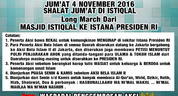 Demo Akbar 4 Nov, Bagai Semut Lawan Gajah
