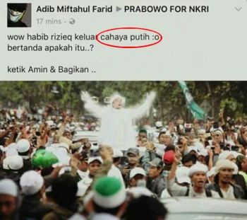 Habib Rizieq 'Hadir' di Reuni 212 ?