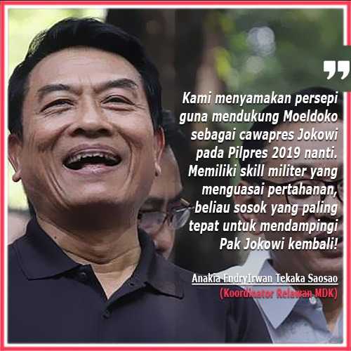 Mantap! MDK Sultra Deklarasi Jokowi-Moeldoko