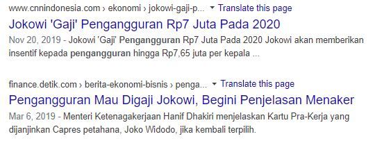 Pengangguran digaji? Masa Sih?