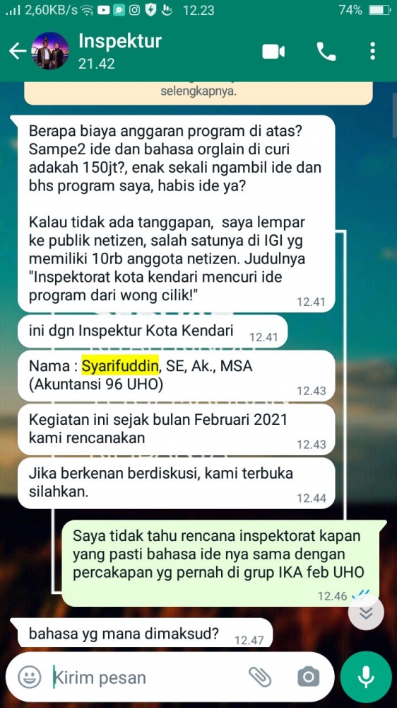 Tak Beretika dan Tak Bermoral, Oknum Pejabat Ancam Istri Wartawan