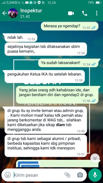 Tak Beretika dan Tak Bermoral, Oknum Pejabat Ancam Istri Wartawan