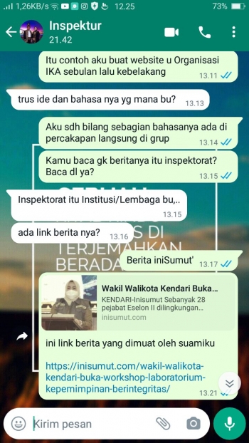 Tak Beretika dan Tak Bermoral, Oknum Pejabat Ancam Istri Wartawan