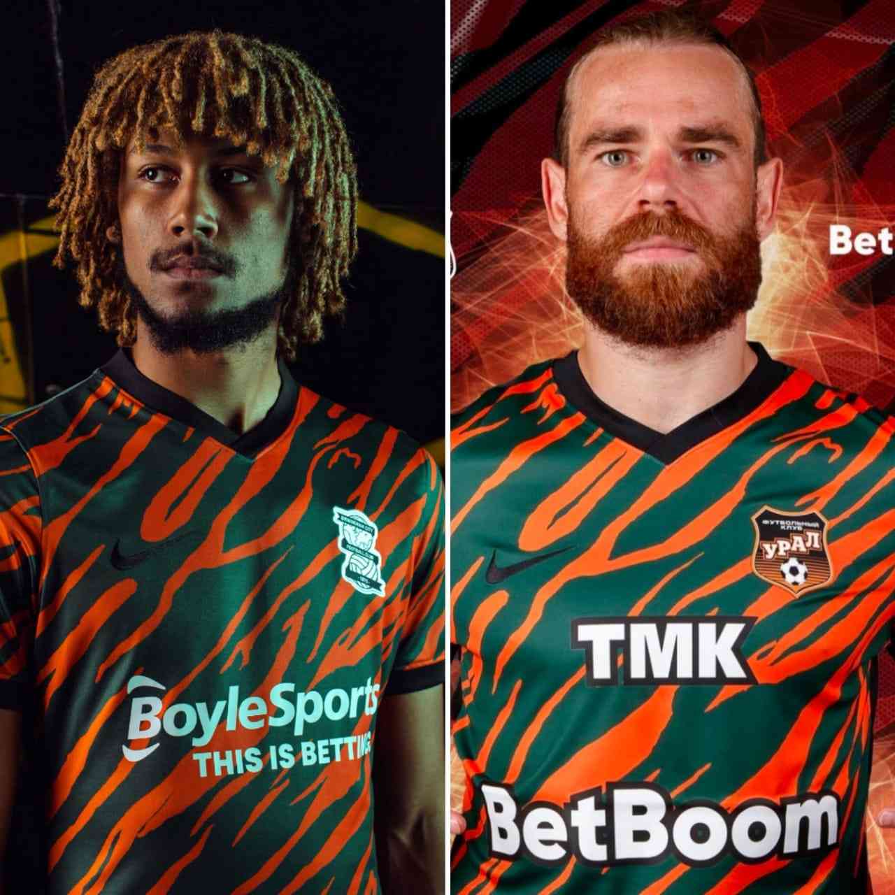 Green Orange BCFC Third Kit 2021-2022 New Birmingham City 3rd Shirt ...