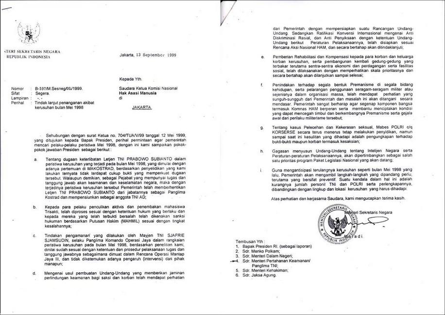 mengupas Fakta Kunci Tuduhan Penculikan Prabowo 1998 (tidak bersalah kah???)