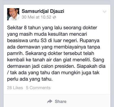 Siapakah Capres Peduli Pendidikan Itu?