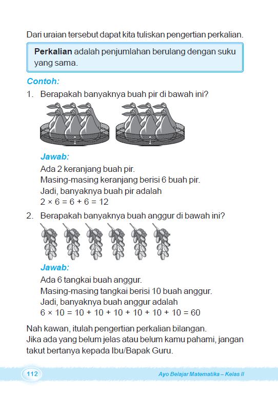 Mari Melihat Langsung Buku Matematika SD, Masih Soal 4×6 dan 6×4…