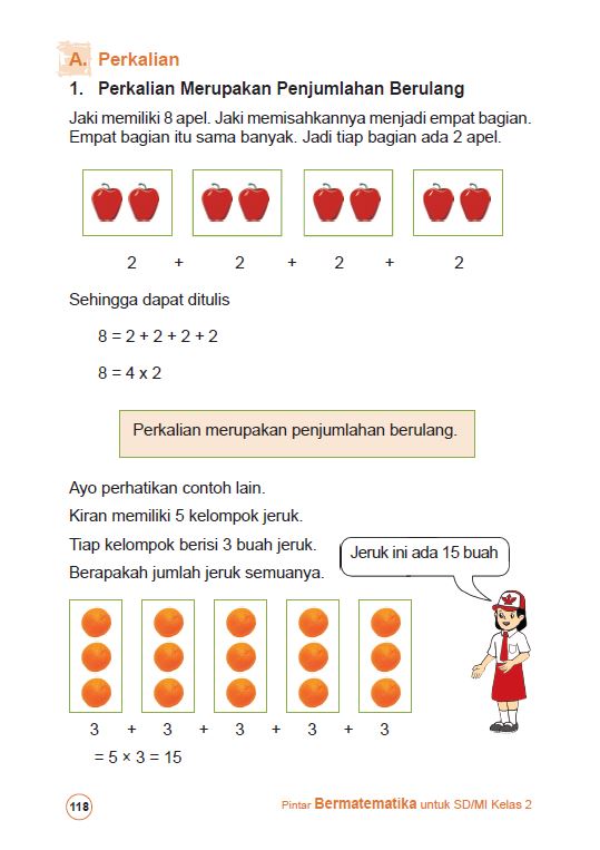 Mari Melihat Langsung Buku Matematika SD, Masih Soal 4×6 dan 6×4…