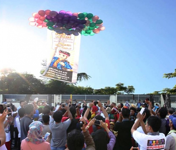 Peringati Harkitnas pemuda Makassar gelar parade budaya