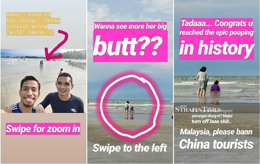 what-ve-you-dung-chinese-tourist-defecates-on-port-dickson-beach-netizens-lose
