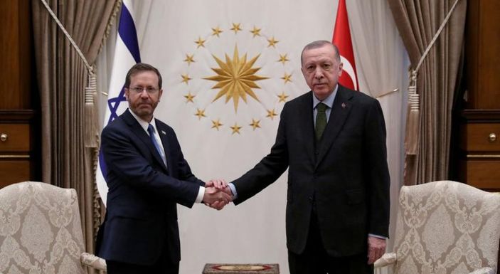 Presiden Israel Bertemu Erdogan, Isaac Herzog Sebut Bangsa Turki dan Yahudi Adalah