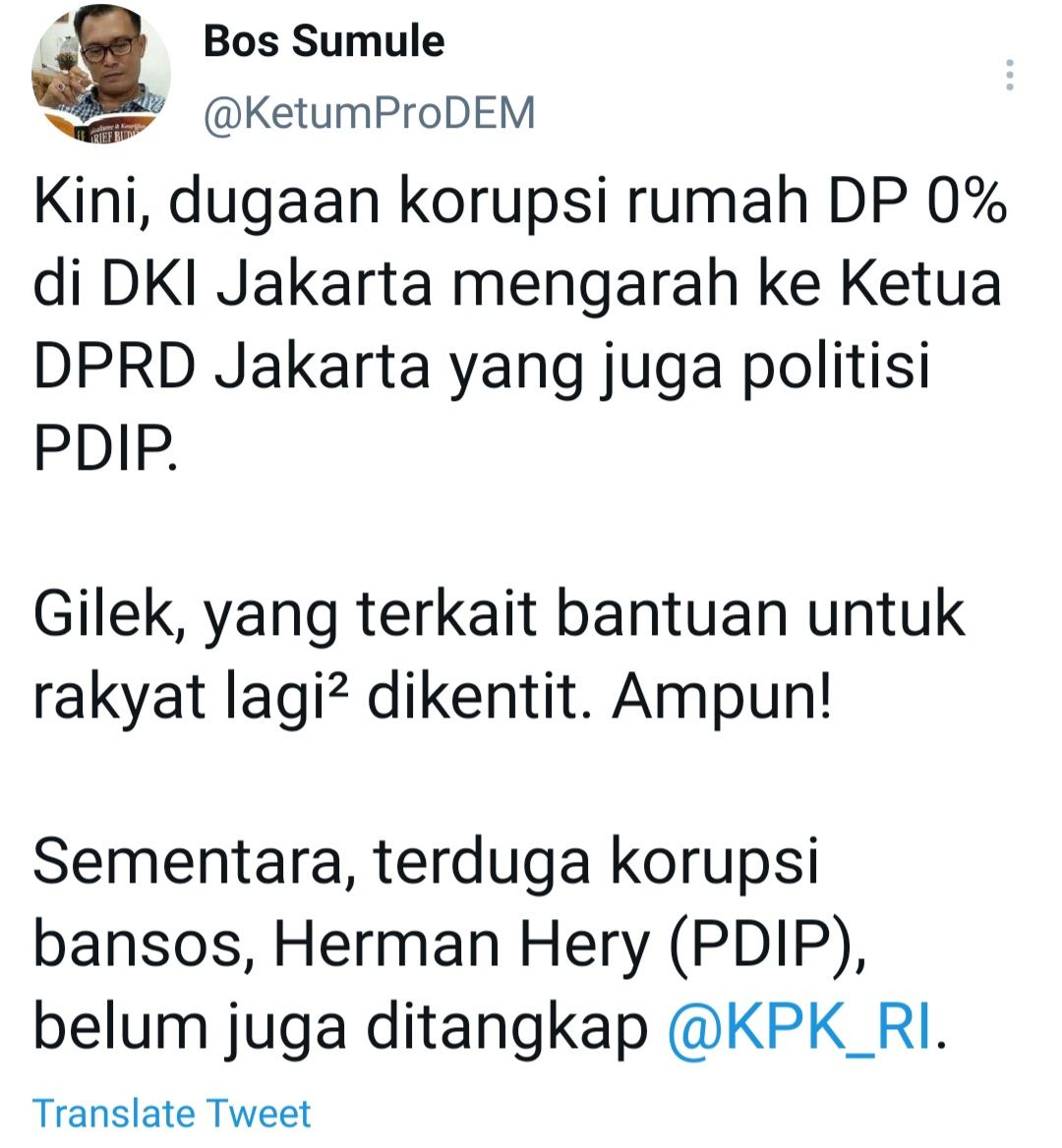 politisi-pdip-diduga-terlibat-korupsi-lahan-rumah-dp-0-persen