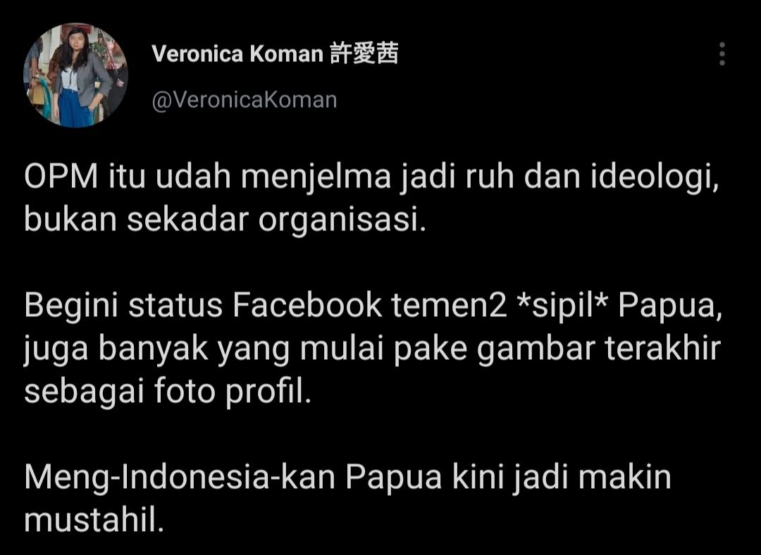 Warga Papua Sakit Hati Disebut Teroris, VK: Kini Meng-Indonesiakan Papua Mustahil