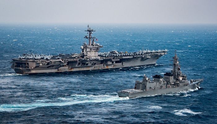 Bakamla Deteksi Kapal Induk US Navy Berjarak 50 Nautical Mil dari Natuna Utara