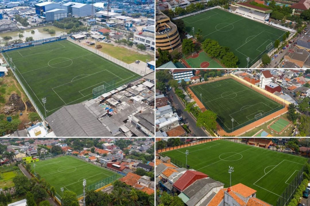 Anies Bangun 5 Lapangan Bola Standar Internasional di Perkampungan Jakarta, Gratis
