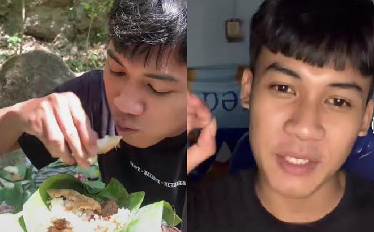 Pria Ini Nekat Bikin Konten Review Makan Sesajen di Kuburan, Lihat yang Terjadi