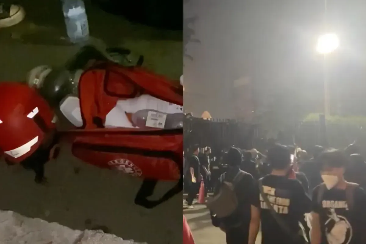 Demonstrasi di Jakarta Kisruh, Paramedis Digeledah dan Dipukuli Aparat Keamanan