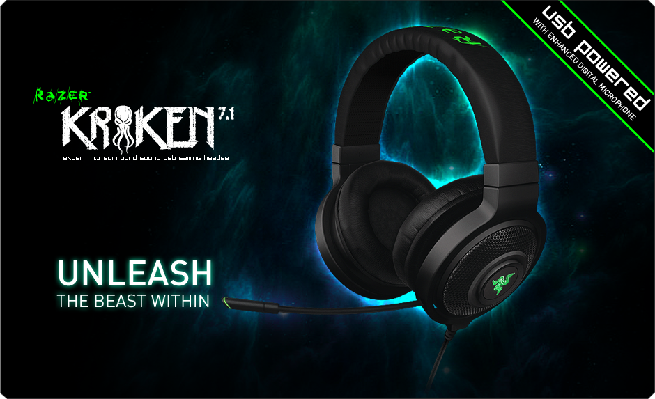 Jual Gaming Headset Razer Kraken 7.1 | KASKUS