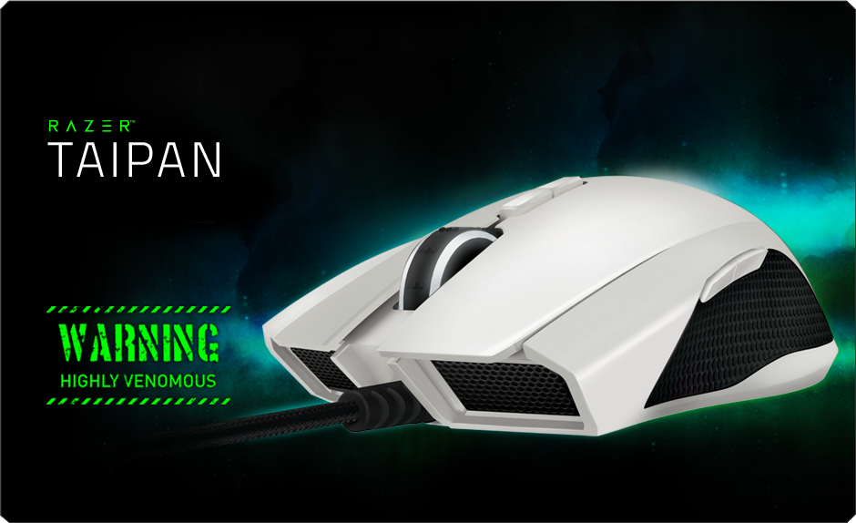 razer taipan white