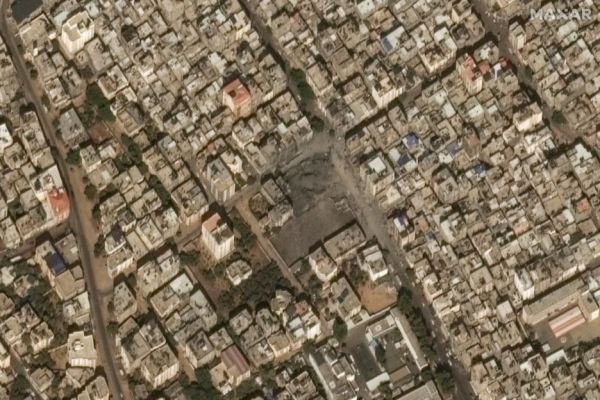 Citra Satelit: Serangan Israel Ubah Jalur Gaza Jadi Puing-puing 