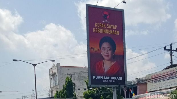 Siapa Sosok Pria Bergaya Bak Bung Karno di Balik Baliho Puan di Klaten?