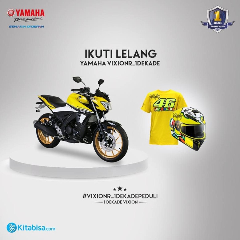 Menolak Lupa, Yamaha Pernah Hadirkan Vixion Limited, Hanya 5 Unit Di Indonesia