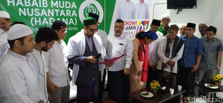 Habib Muda Nusantara Deklarasi Dukung Jokowi-Mar'uf Amin