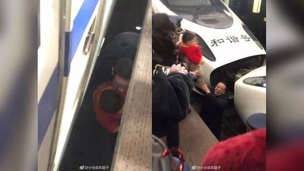 Hendak Foto di Peron, Balita di China Jatuh ke Rel Kereta Cepat