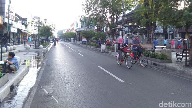 Uji Coba Malioboro Bebas Kendaraan Bermotor Dimulai Pagi Ini