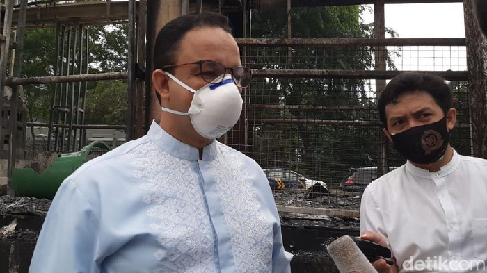 Anies: 130 Rumah-822 Jiwa Terdampak Akibat Kebakaran di Keagungan, Jakbar