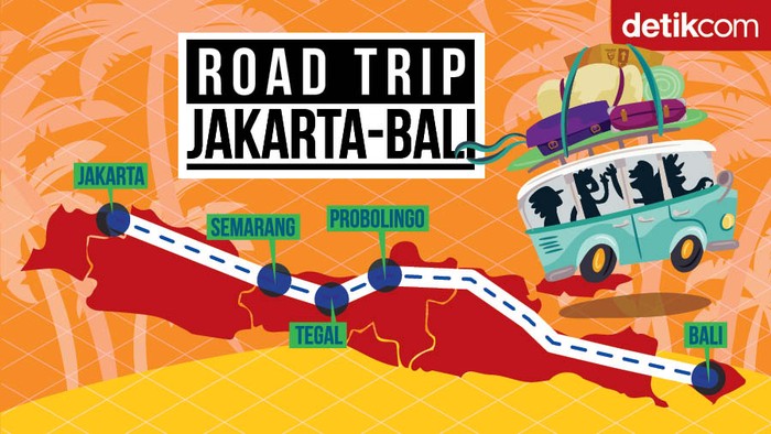 Biaya Touring Keluarga Rute Jakarta-Bali dengan Mobil, Kira-Kira Habis Berapa Ya?