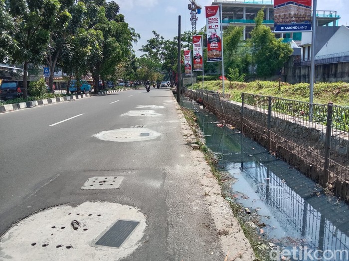 Disebut Bikin Banjir, Ini Kondisi Got Dekat Sumur Resapan Jl Karang Tengah
