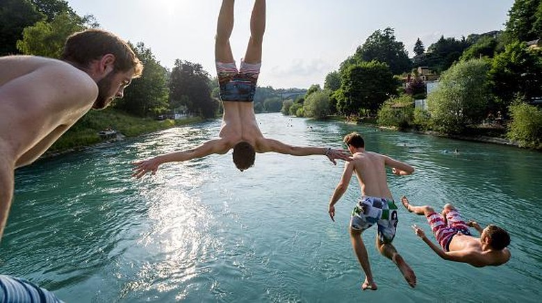 99,9% Wisatawan Hilang di Sungai Aare Ditemukan dalam 3 Minggu