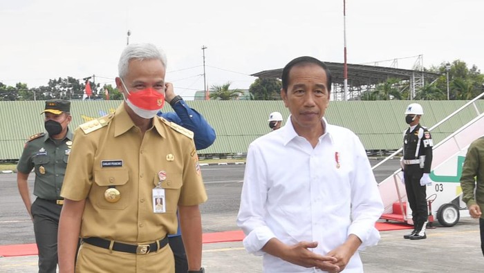 Ganjar Bertemu Jokowi di Istana