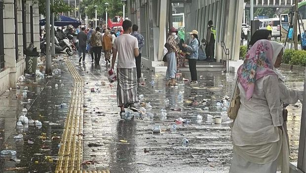 Viral Sampah Berserakan Sempat Terlihat Usai Acara Nusantara Bersatu di GBK