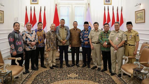 Temui Pj Gubernur Heru Budi, 2 Bamus Betawi Sepakat Kembali Bersatu