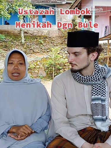 Viral Ustazah Lombok Dinikahi Bule Tampan Belgia, Kenalan via Aplikasi Jodoh