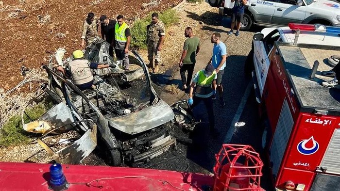Serangan Israel Hantam Kendaraan di Lebanon, 2 Orang Tewas