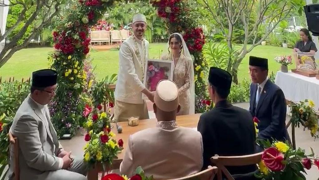 Momen Anies-Rano Karno dan Jokowi-Ridwan Kamil Jadi Saksi Nikah